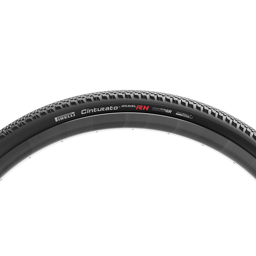 Pirelli, Cinturato Gravel RH HP-Line, Gravel Tire, 700x40C, Folding, Tubeless Ready, SmartEVO GR, ProWALL Gravel, 120TPI, Black