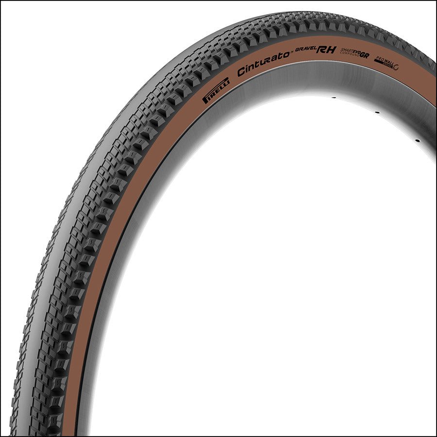 Pirelli, Cinturato Gravel RH HP-Line, Gravel Tire, 700x40C, Folding, Tubeless Ready, SmartEVO GR, ProWALL Gravel, 120TPI, Black
