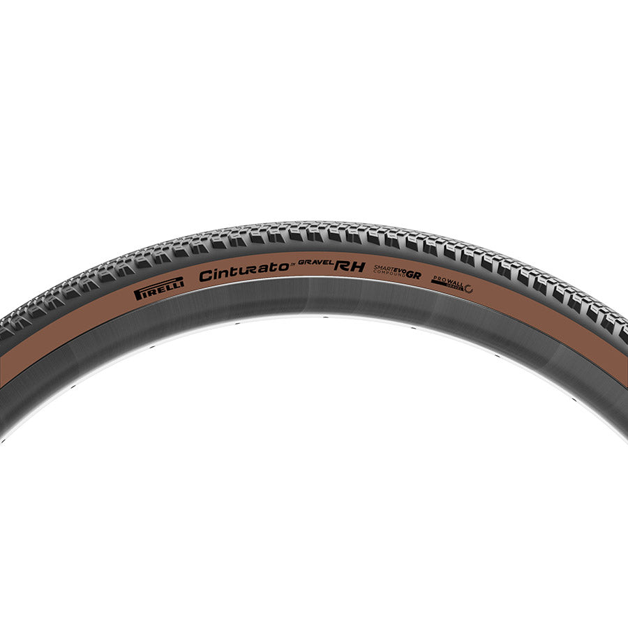 Pirelli, Cinturato Gravel RH HP-Line, Gravel Tire, 700x40C, Folding, Tubeless Ready, SmartEVO GR, ProWALL Gravel, 120TPI, Black