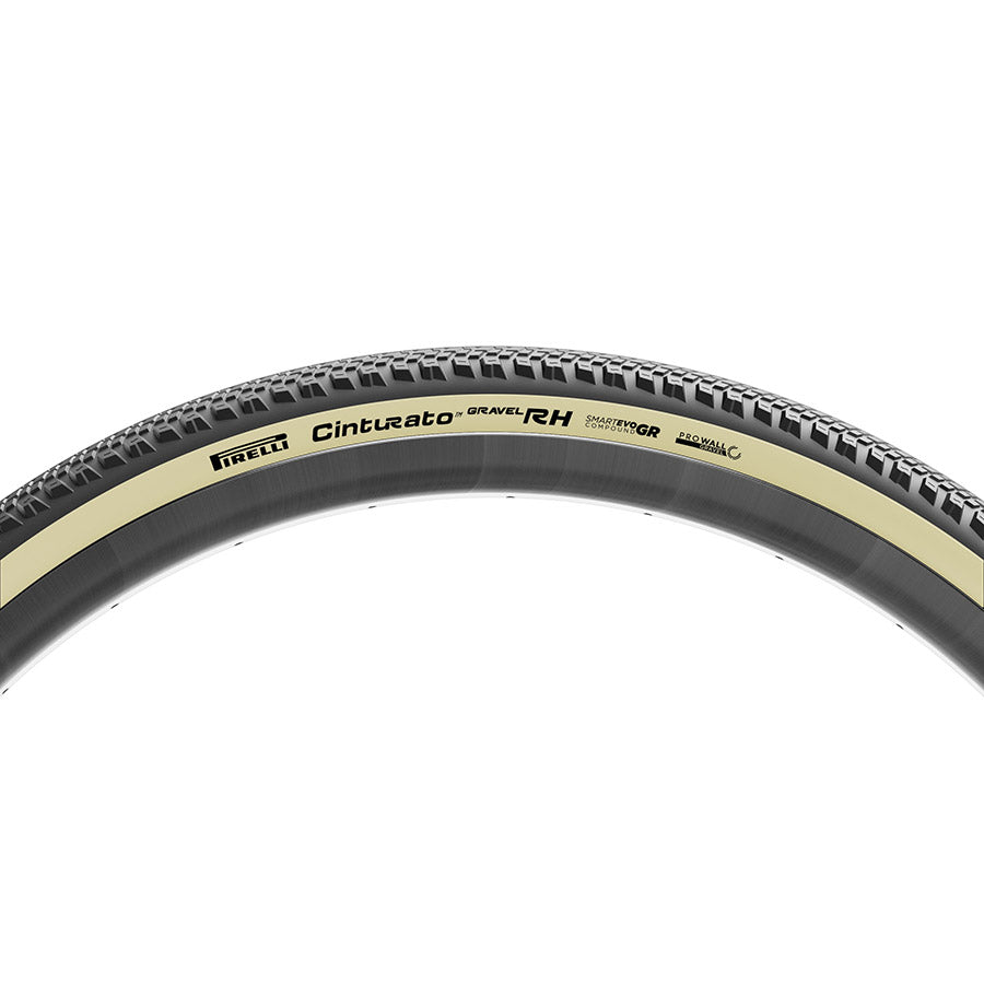 Pirelli, Cinturato Gravel RH HP-Line, Gravel Tire, 700x40C, Folding, Tubeless Ready, SmartEVO GR, ProWALL Gravel, 120TPI, Black