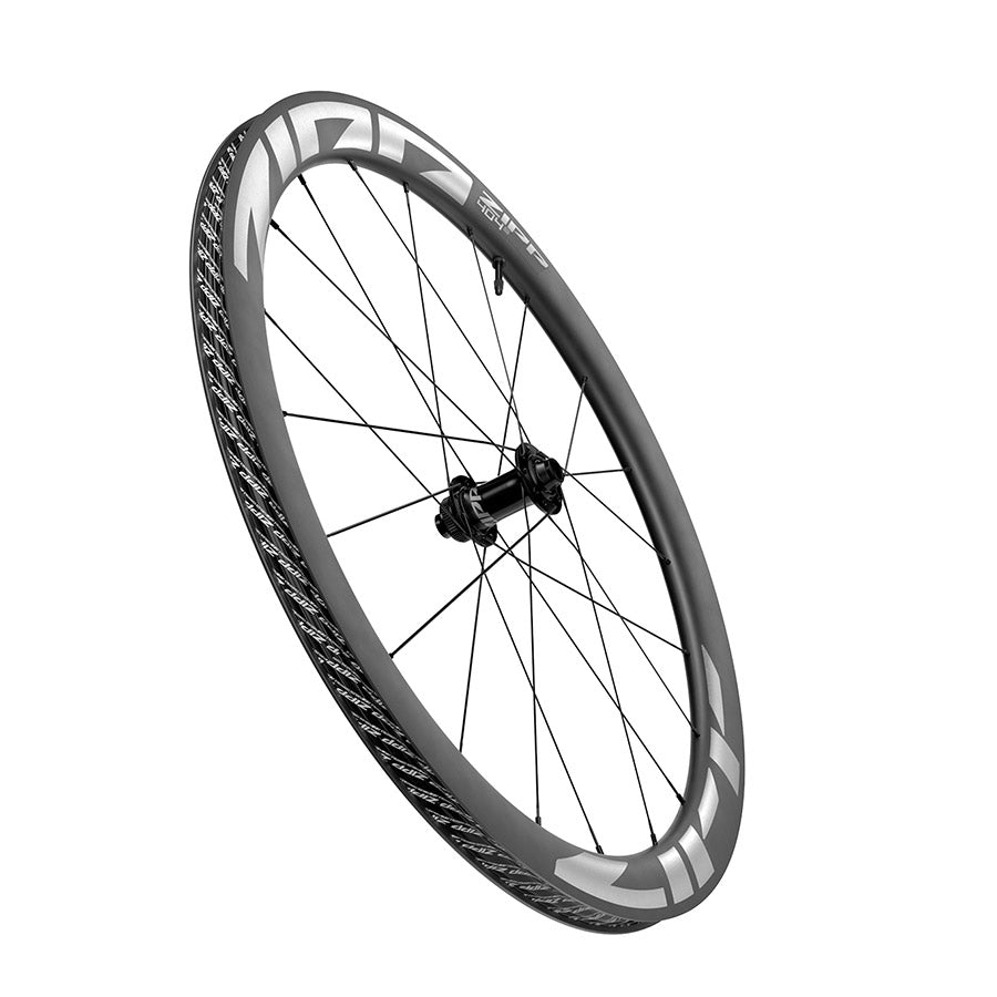 Zipp, 404 S A1, Wheel, Front, 700C / 622, Holes: 20, 12mm TA, 100mm, Disc Center Lock, Dark Grey Graphic A1