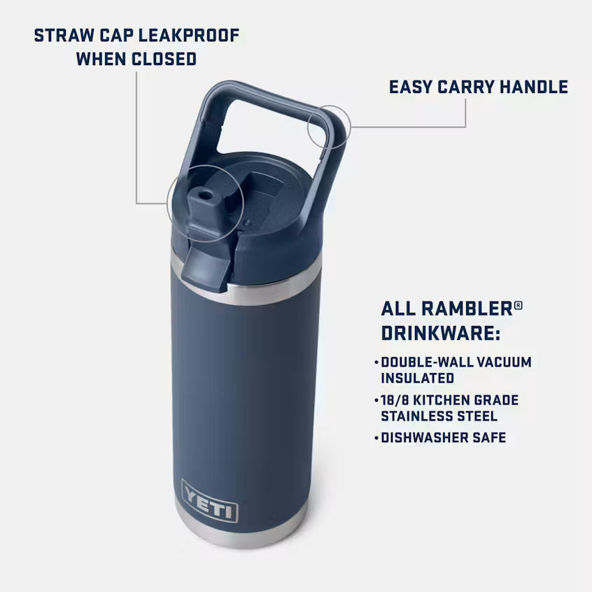 Rambler 18oz (532ml) Straw Bottle