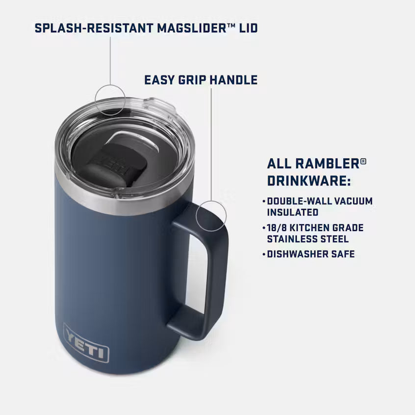 Rambler 24oz (710ml) Mug w/MagSlider Lid