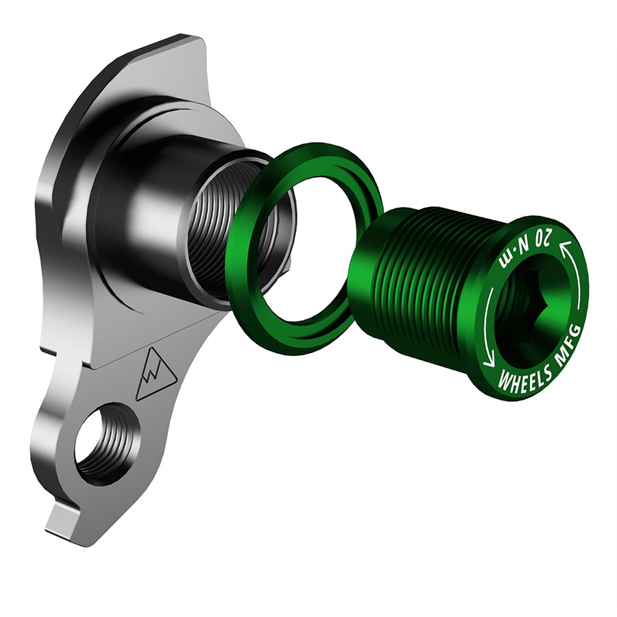 Wheels Manufacturing, DROPOUT-404-02 UDH, Derailleur Hanger, Red