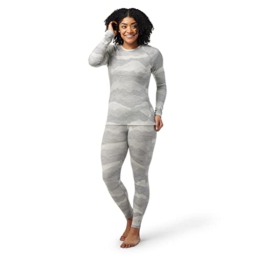 Women's Classic Thermal Merino Base Layer Pattern Crew Boxed