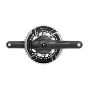 SRAM, Red AXS 2x Power Meter E1, Power Meter Crankset, Speed: 12, Spindle: 28.99mm, BCD: Direct Mount SRAM 8 Bolt, 50/37, DUB, 165mm, Black, Road