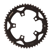 FSA, Gossamer/Omega Pro Road, Chainring, Teeth: 52, Speed: 10/11, BCD: 110, Bolts: 5, Outer, Aluminum, Black