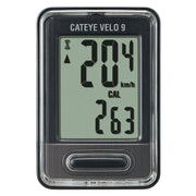 CatEye, Velo 9 (CC-VL820), Cyclocomputer, Black