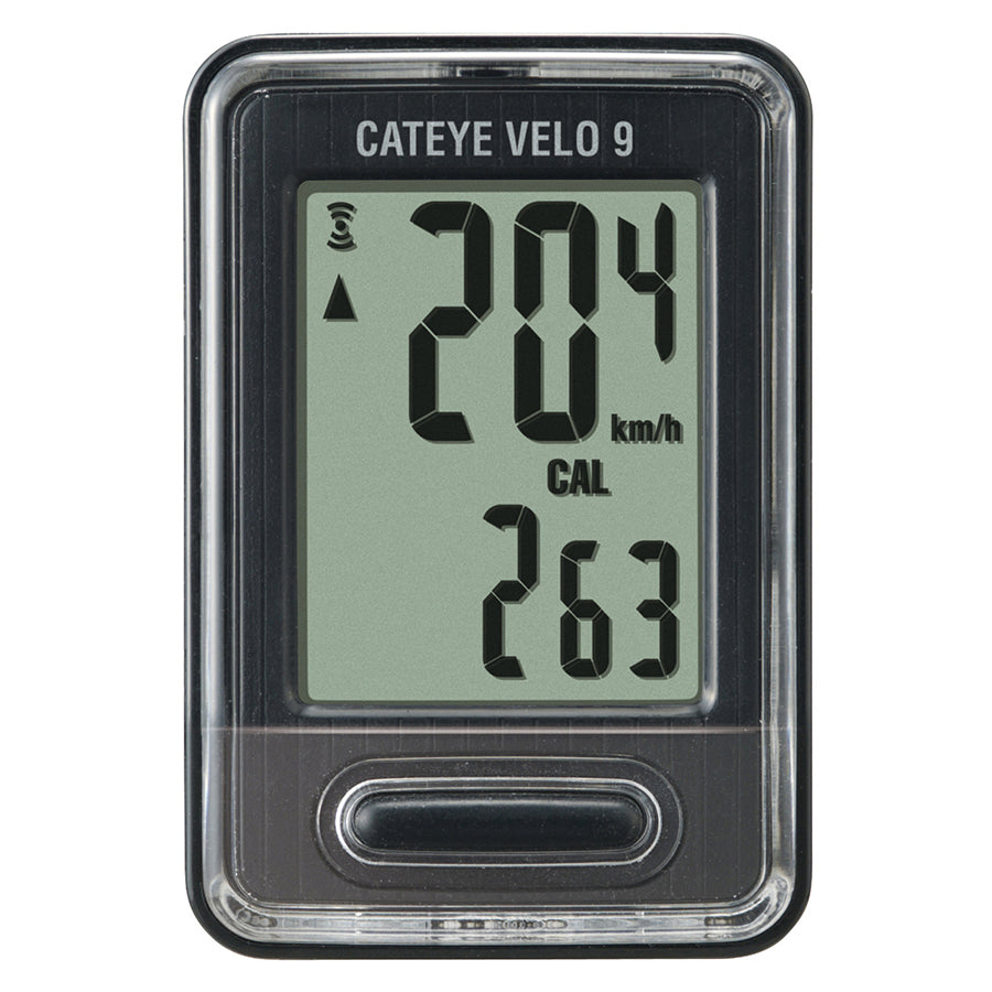 CatEye, Velo 9 (CC-VL820), Cyclocomputer, Black