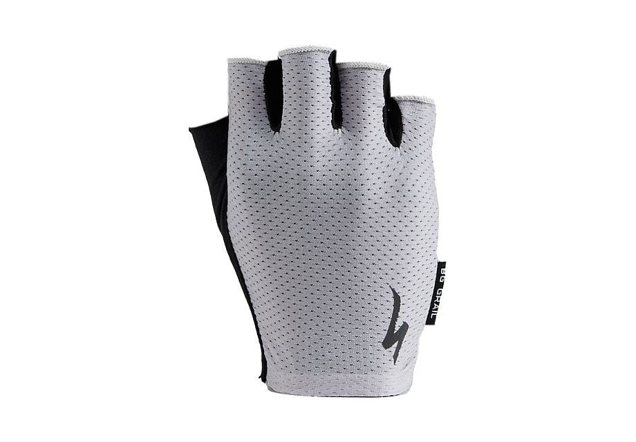 Men's Body Geometry Grail Short Finger Gloves - Silver