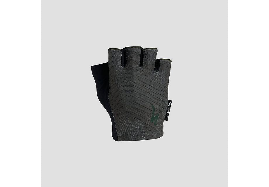 Men's Body Geometry Grail Short Finger Gloves - Dark Moss Green