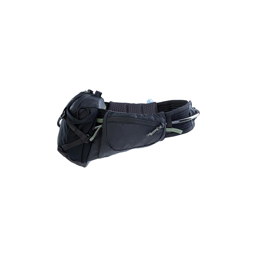 EVOC, Hip Pack Pro 3 +1.5L Bladder, Hip Pack, 3L, Included (1.5L), Black