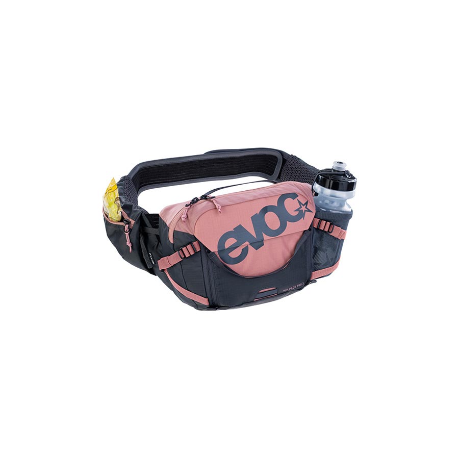 EVOC, Hip Pack Pro 3 +1.5L Bladder, Hip Pack, 3L, Included (1.5L), Black
