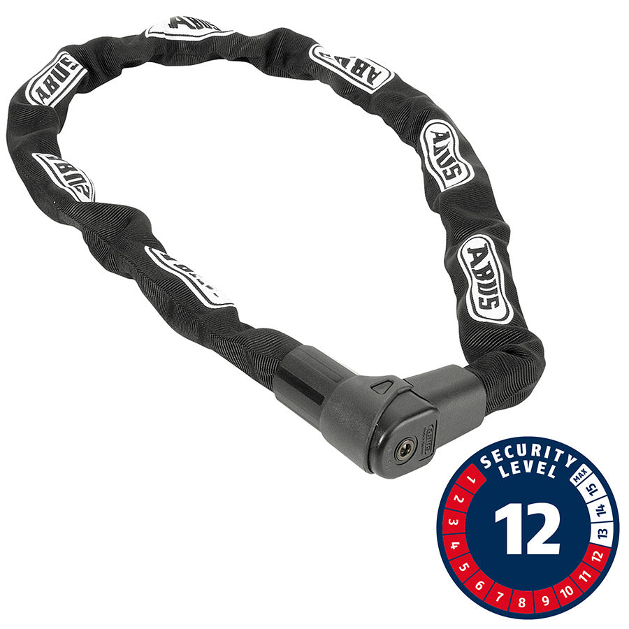 Abus, CityChain Plus 1010K, Chain Lock, Key, 9mm, 110cm, 3.6', Black