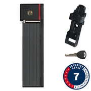 Abus, Bordo uGrip 5700 SH, Folding Lock, Key, 80cm, 2.6', 5mm, Black