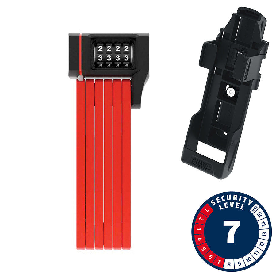 Abus, Bordo uGrip 5700C, Folding Lock, Combination, 80cm, 2.6', 5mm, Blue