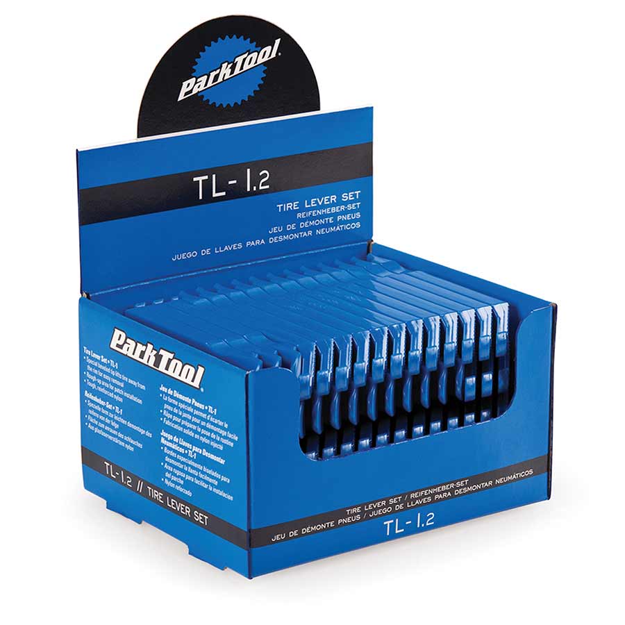 Park Tool, TL-1.2, Tire levers, Set of 3 on header card