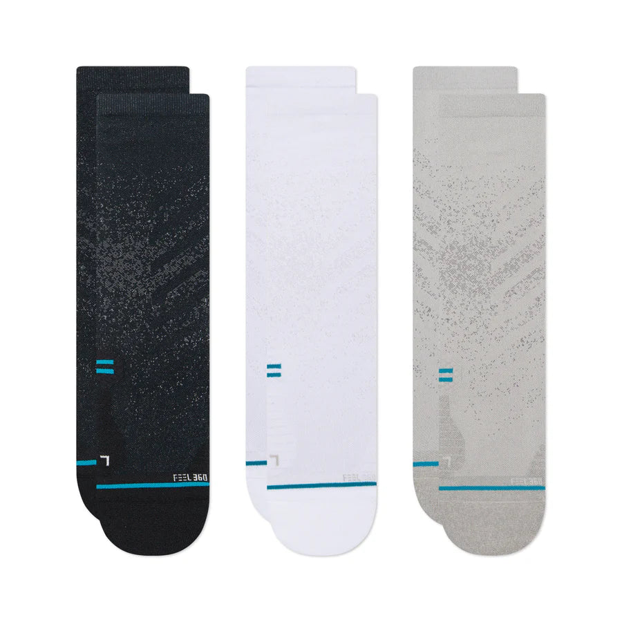Run Lt Crew 3Pk Multi