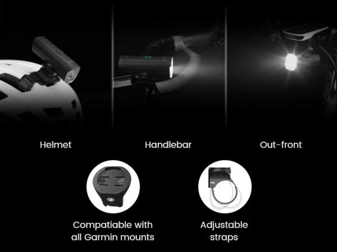 ALLTY 1000 Lightweight Front Bike Light