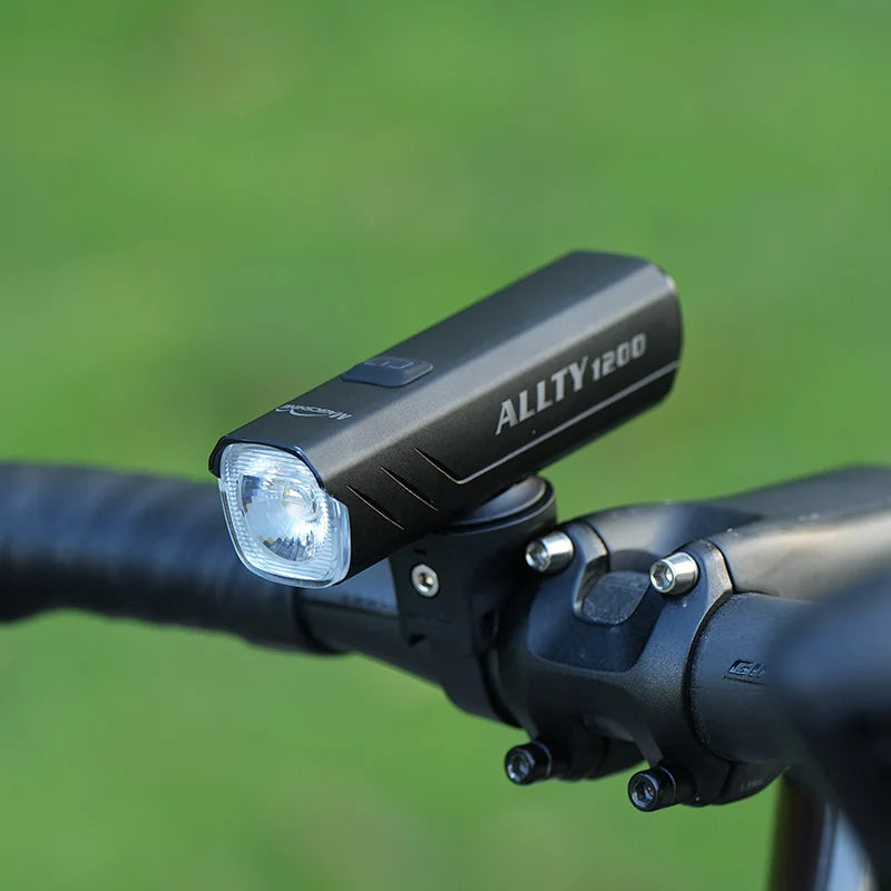 ALLTY 1200 Rechargeable USB-C Road Bike Light
