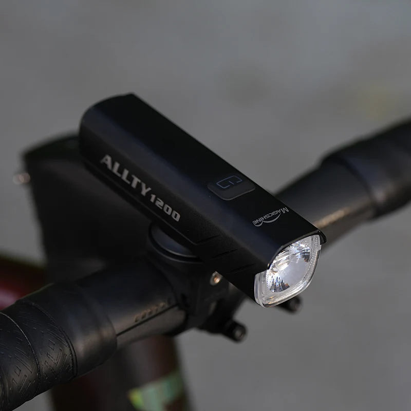 ALLTY 1200 Rechargeable USB-C Road Bike Light