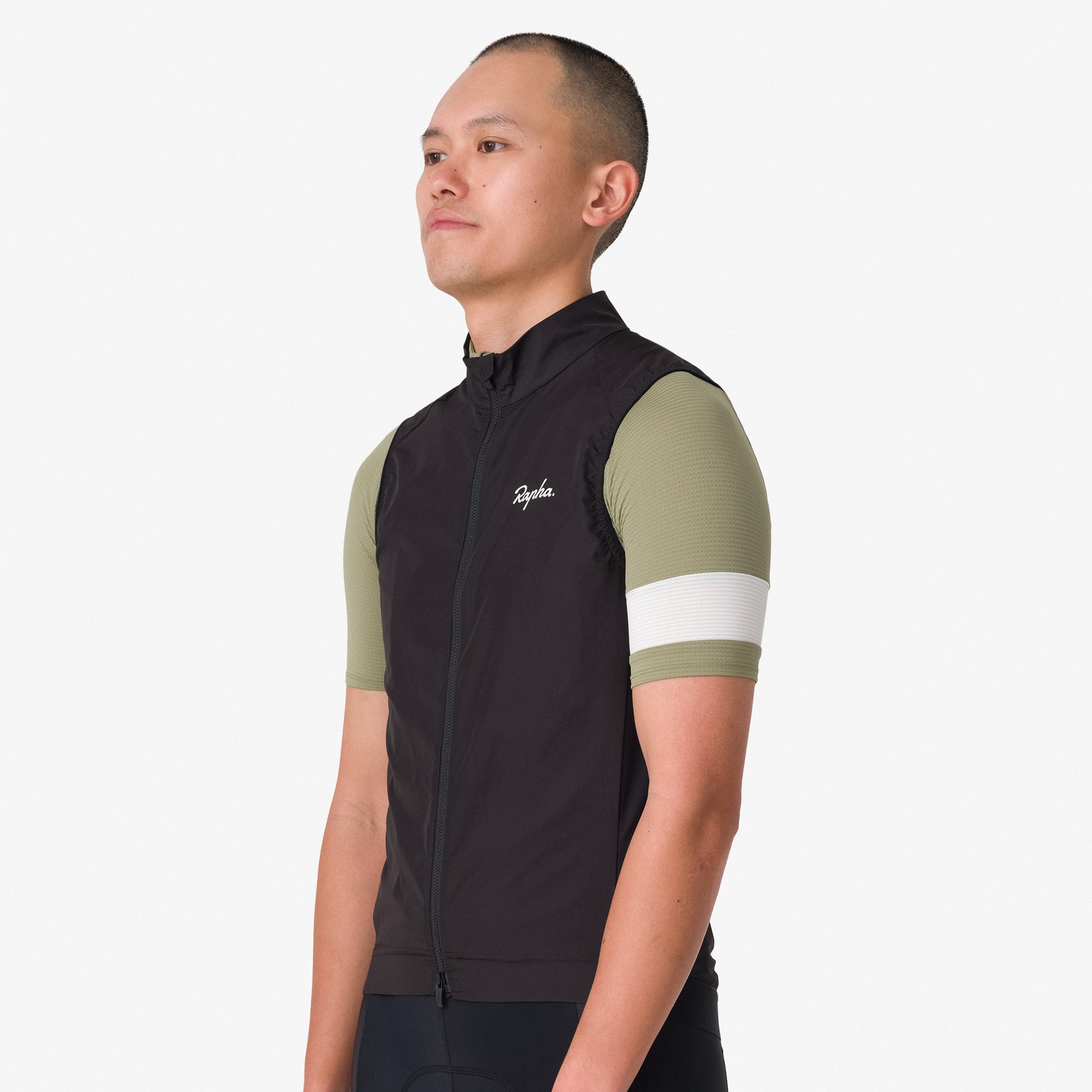 Men's Core Gilet - Black/White