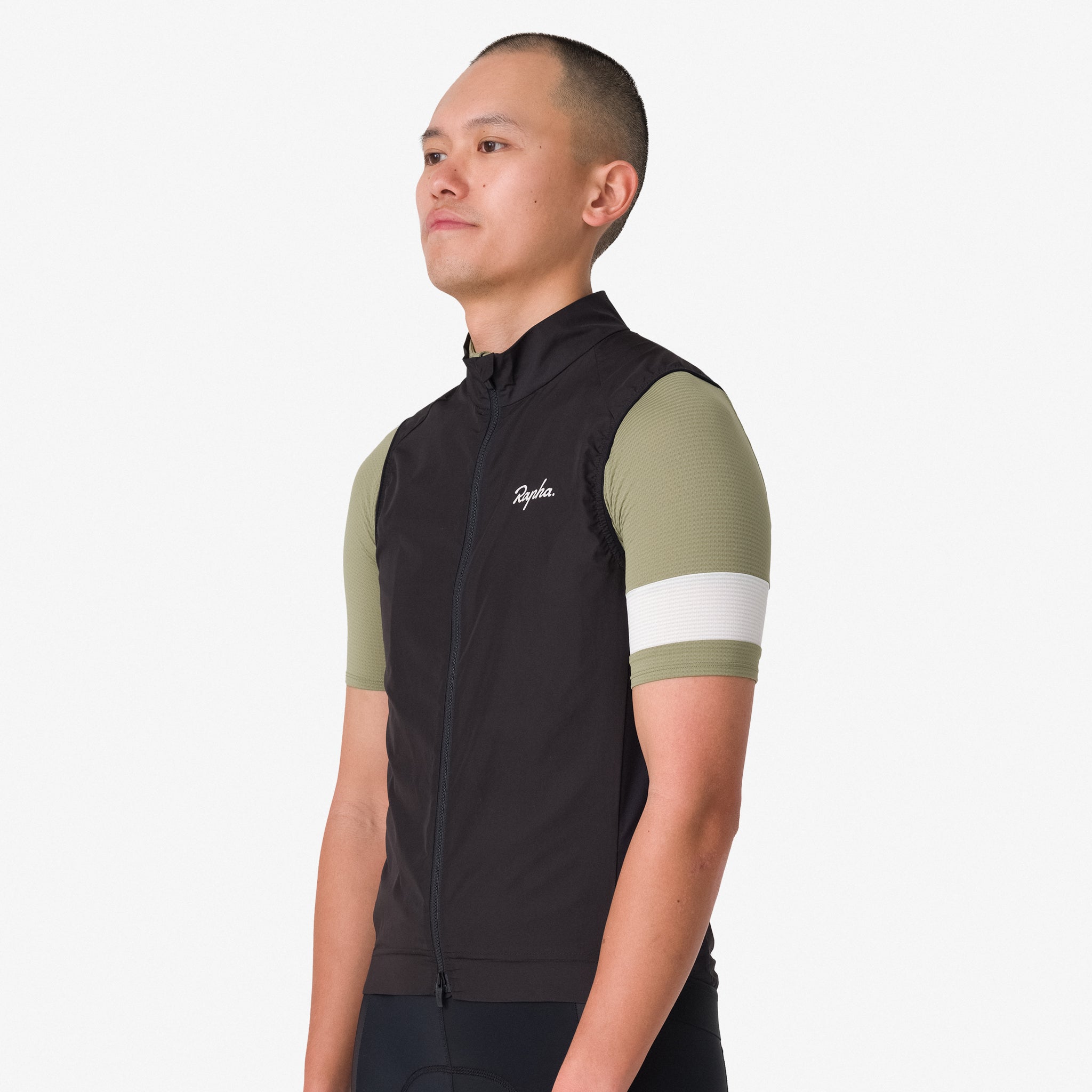 Men's Core Gilet - Black/White