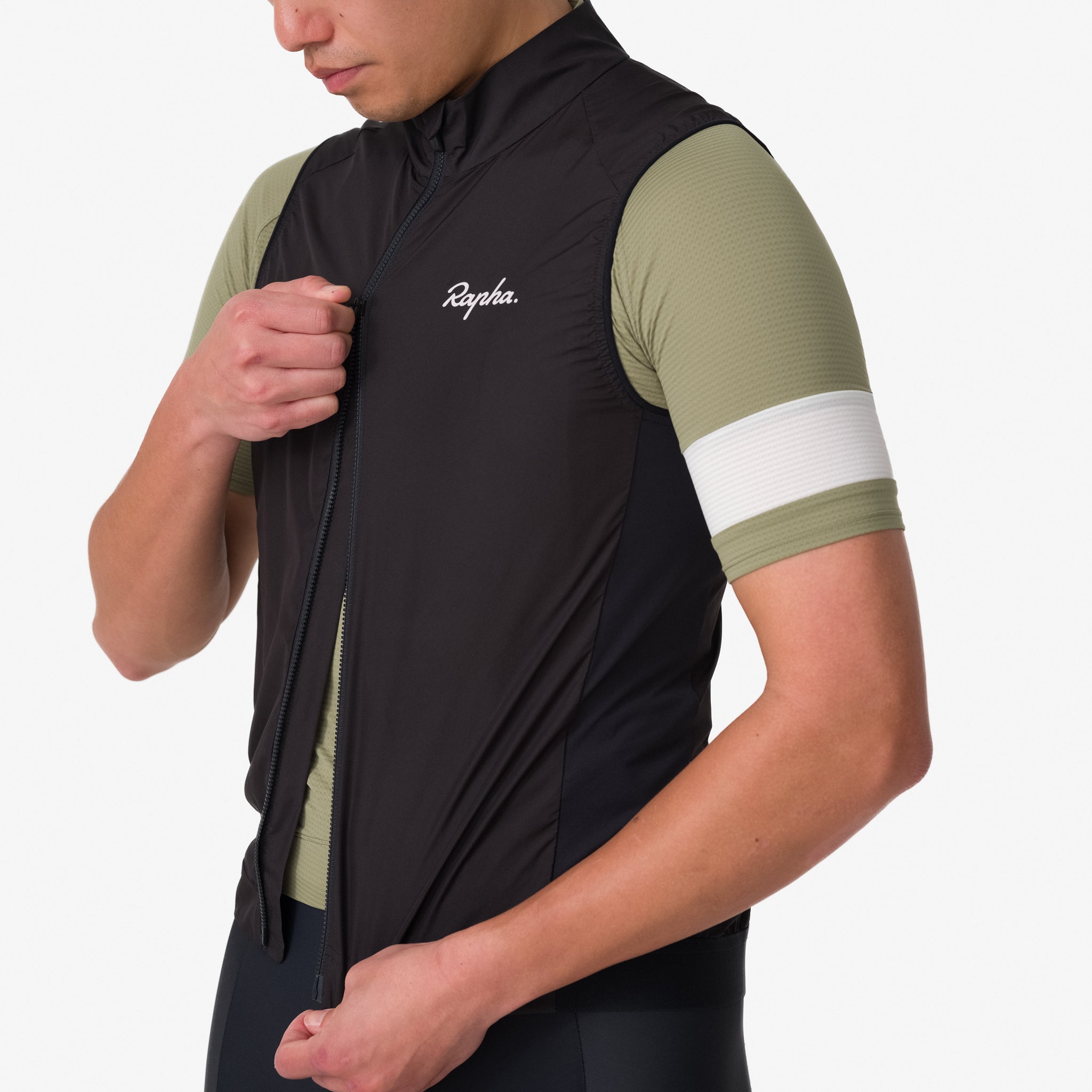 Men's Core Gilet - Black/White