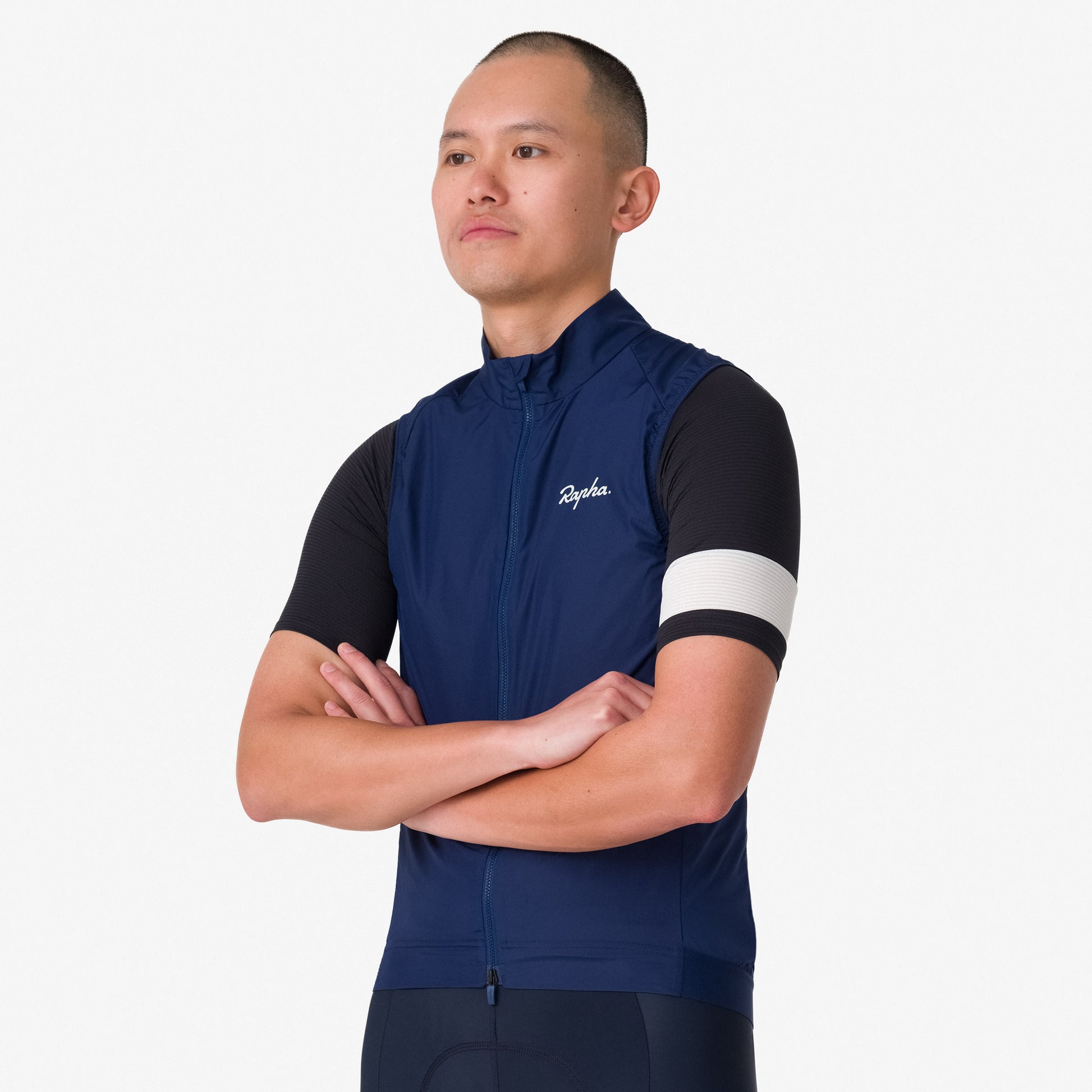 Men's Core Gilet - Navy/White