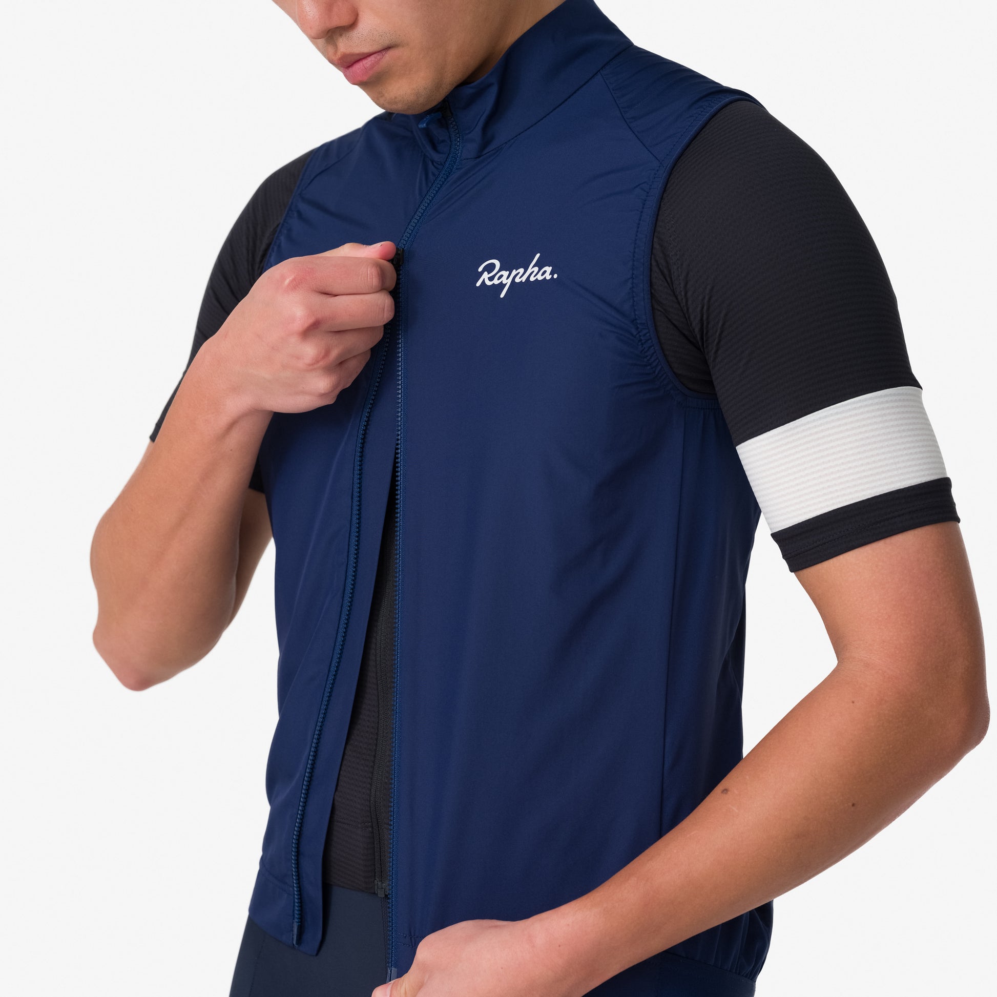 Men's Core Gilet - Navy/White