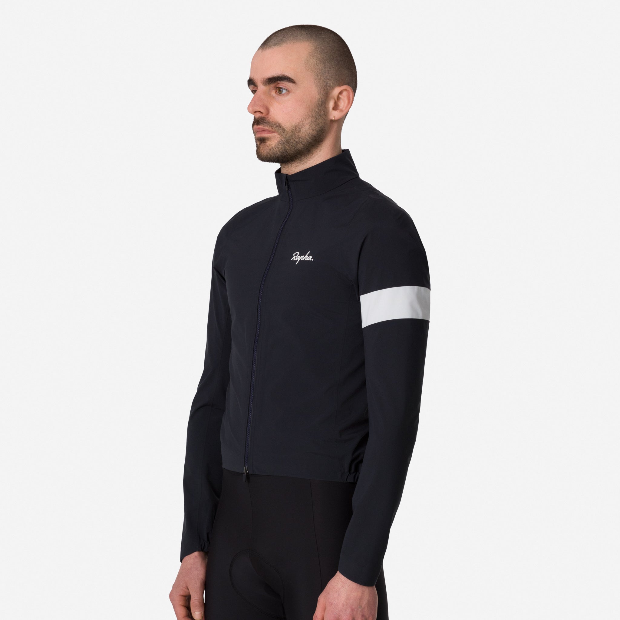 Men's Core Rain Jacket III - Black/White