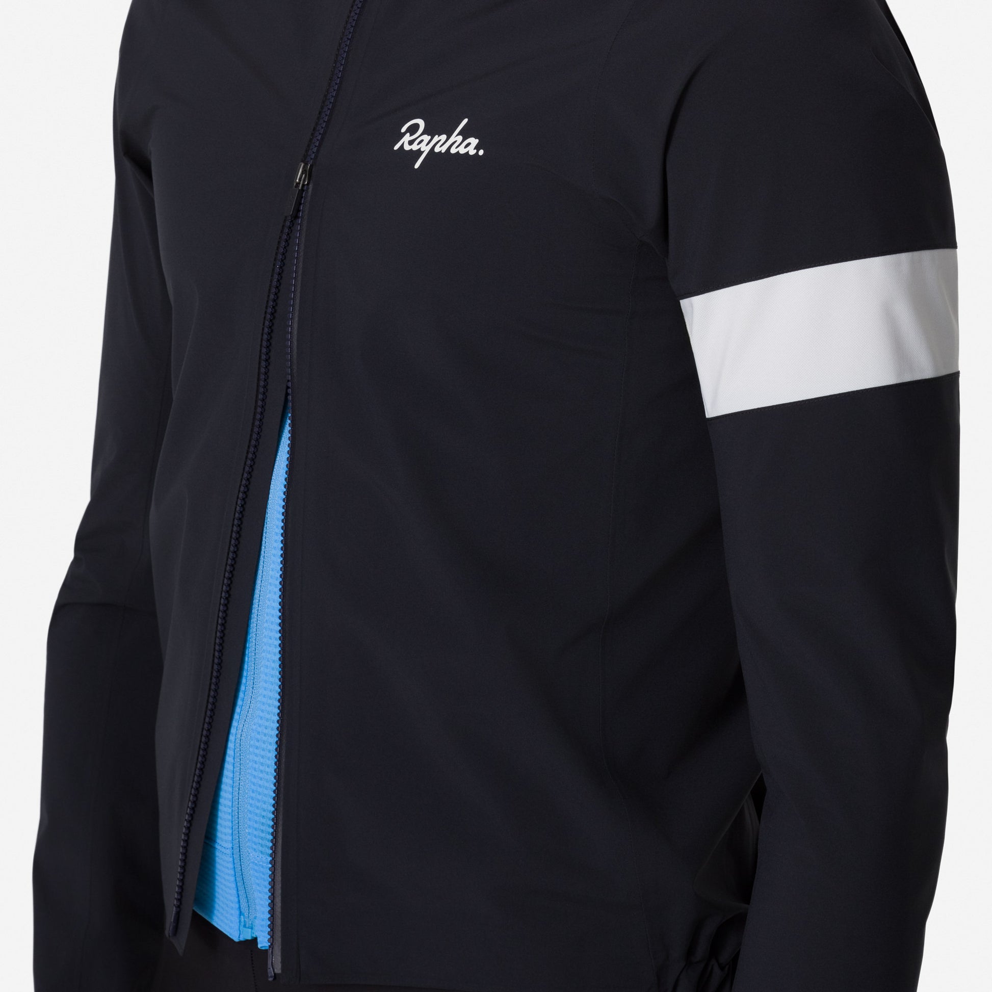 Men's Core Rain Jacket III - Black/White