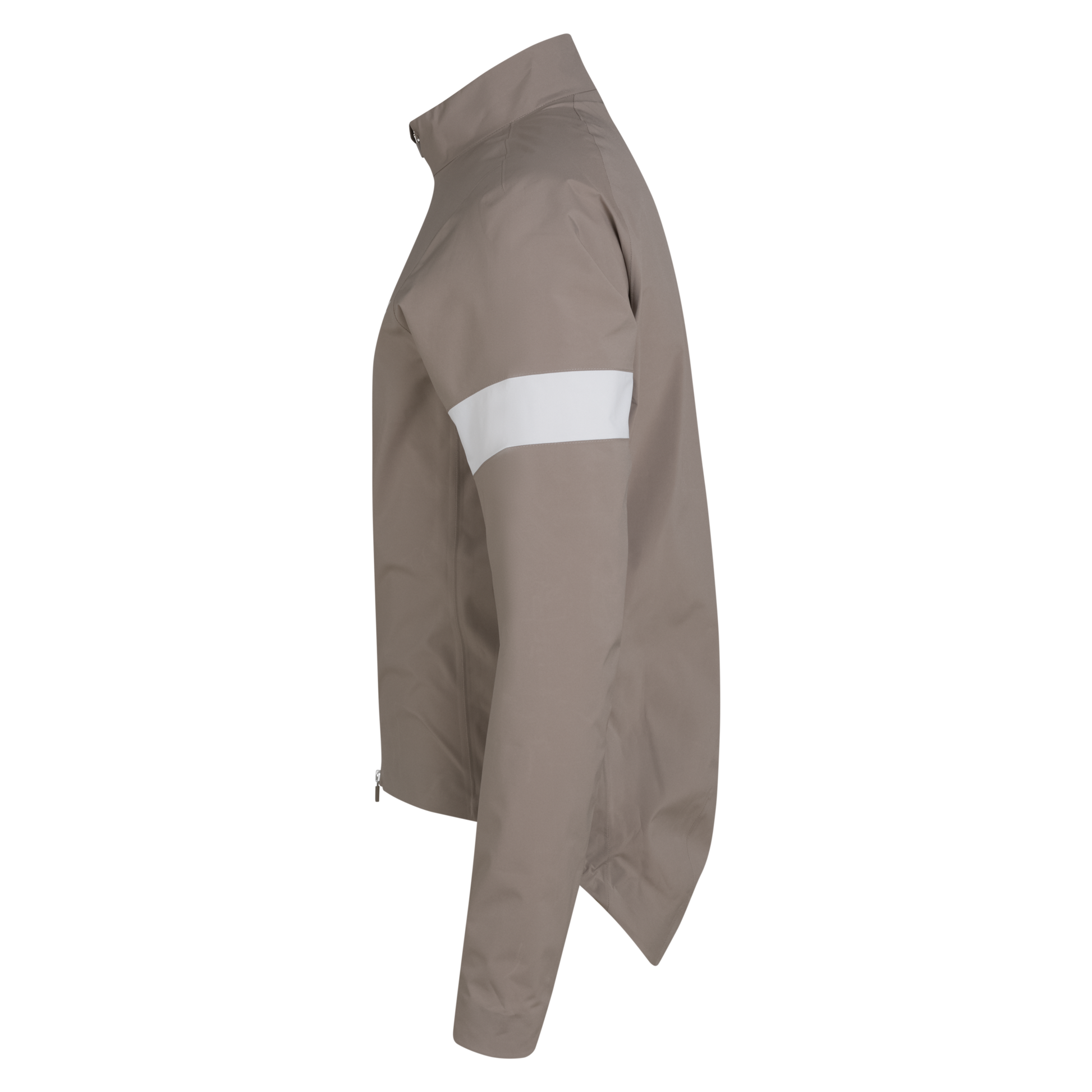 Men's Core Rain Jacket III - Dark Tan/White