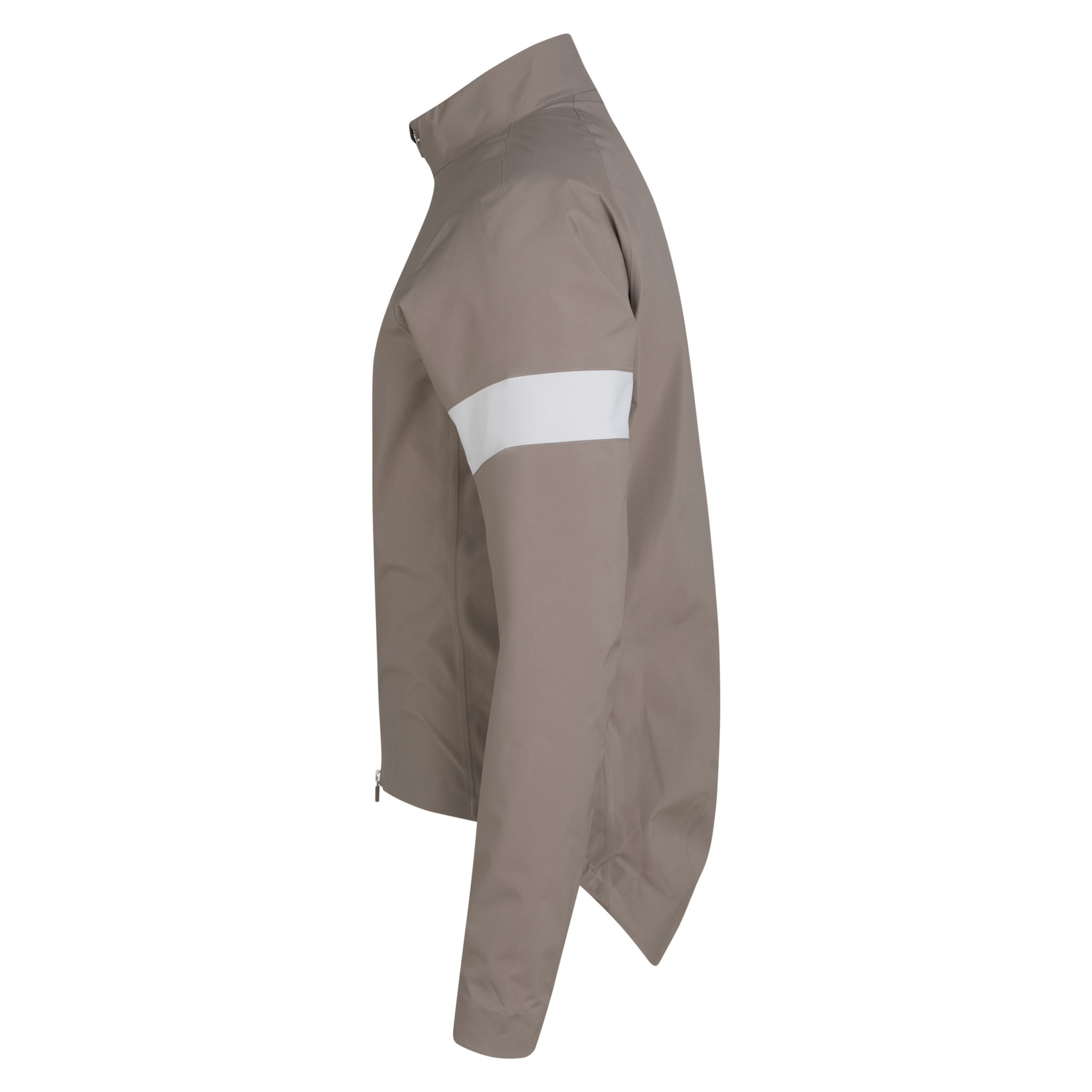 Men's Core Rain Jacket III - Dark Tan/White