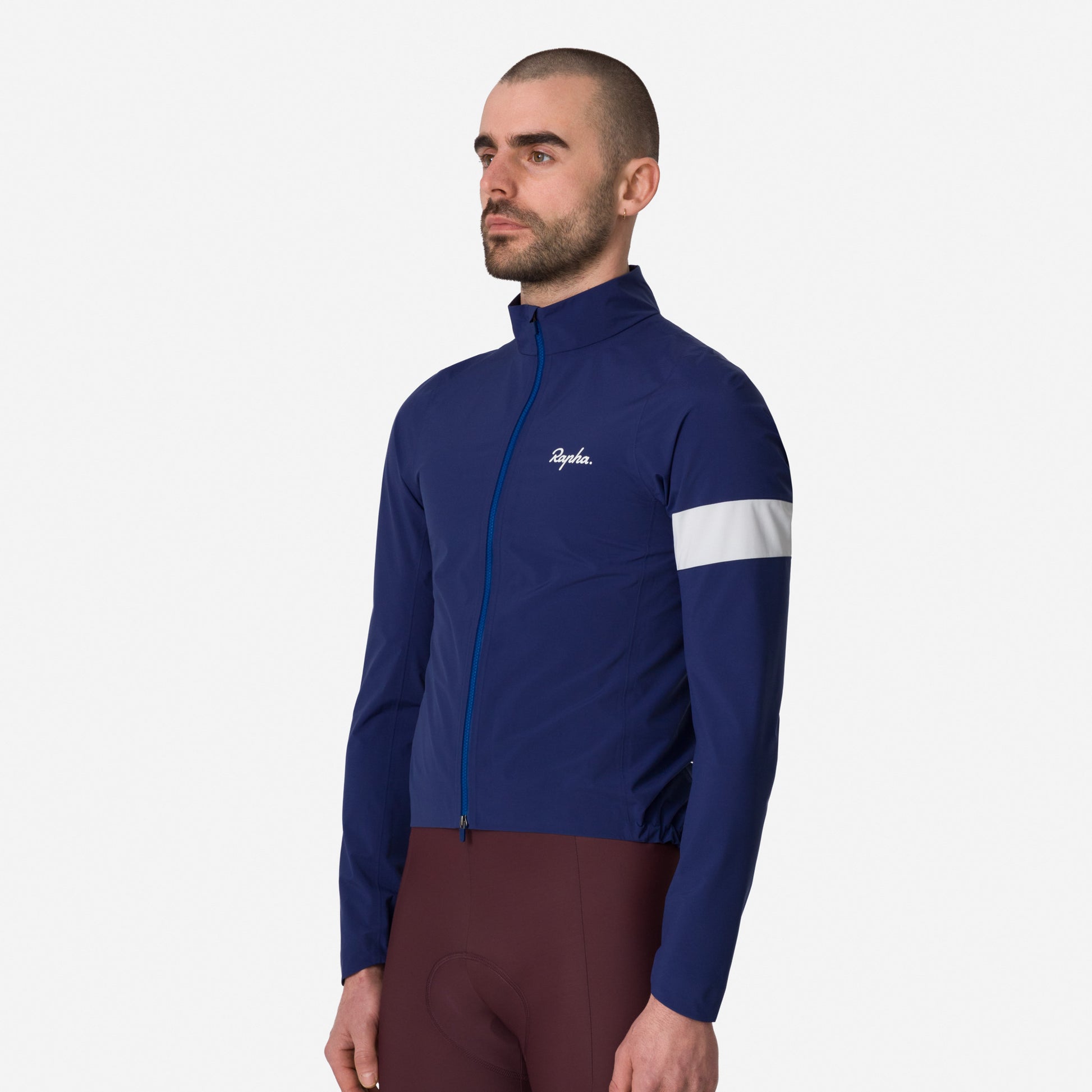 Men's Core Rain Jacket III - Navy/White