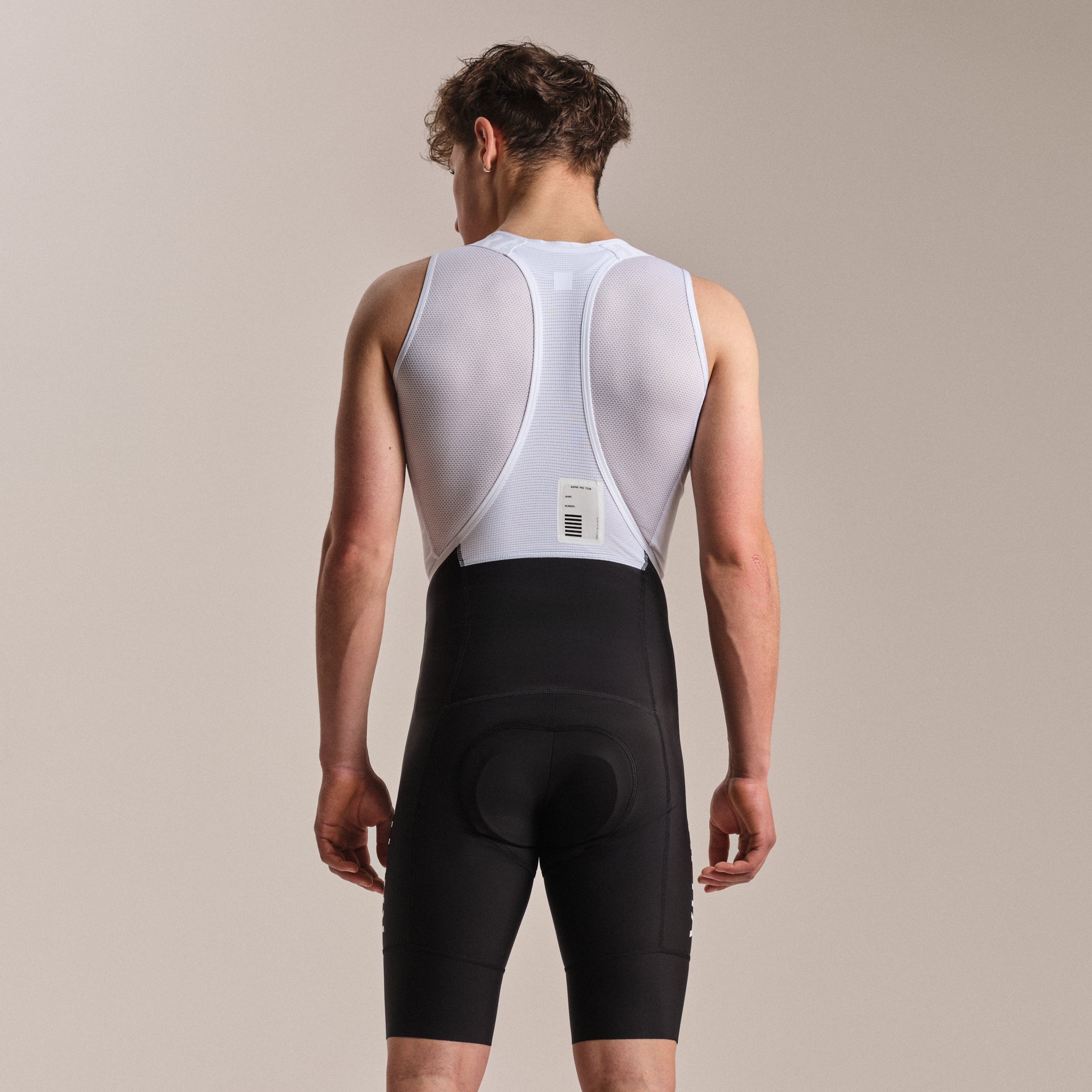 Men's Pro Team Training Bib Shorts II - Regular - Black/White