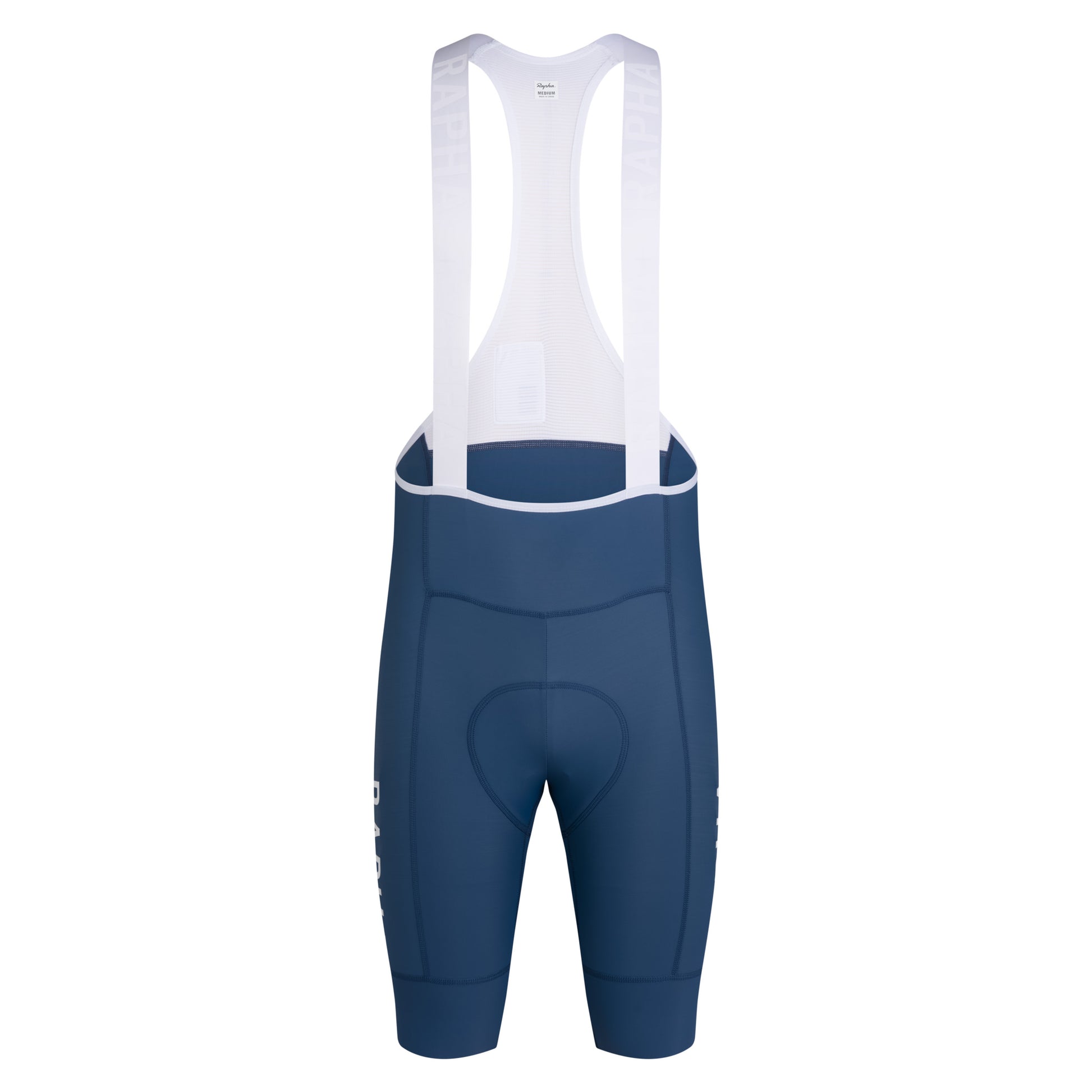 Men's Pro Team Training Bib Shorts II - Regular - Denim Blue/White