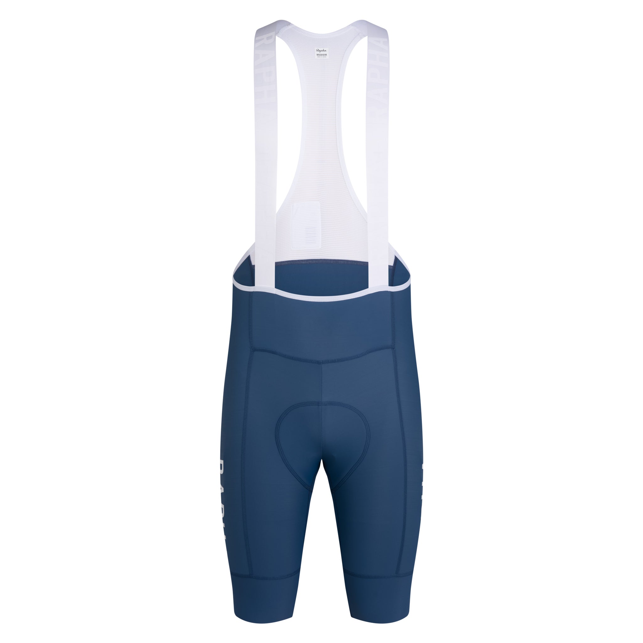 Men's Pro Team Training Bib Shorts II - Regular - Denim Blue/White
