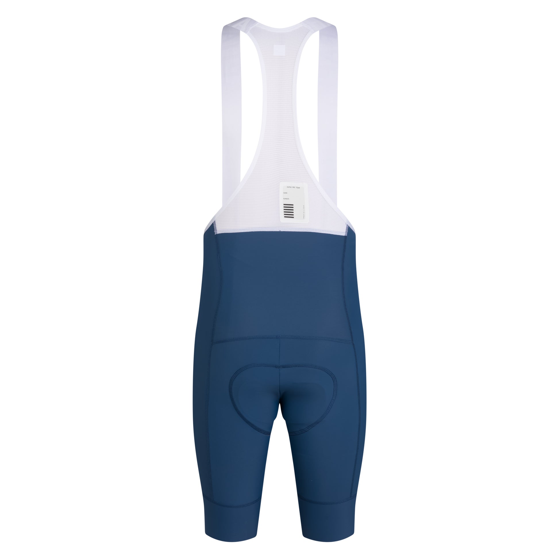 Men's Pro Team Training Bib Shorts II - Regular - Denim Blue/White