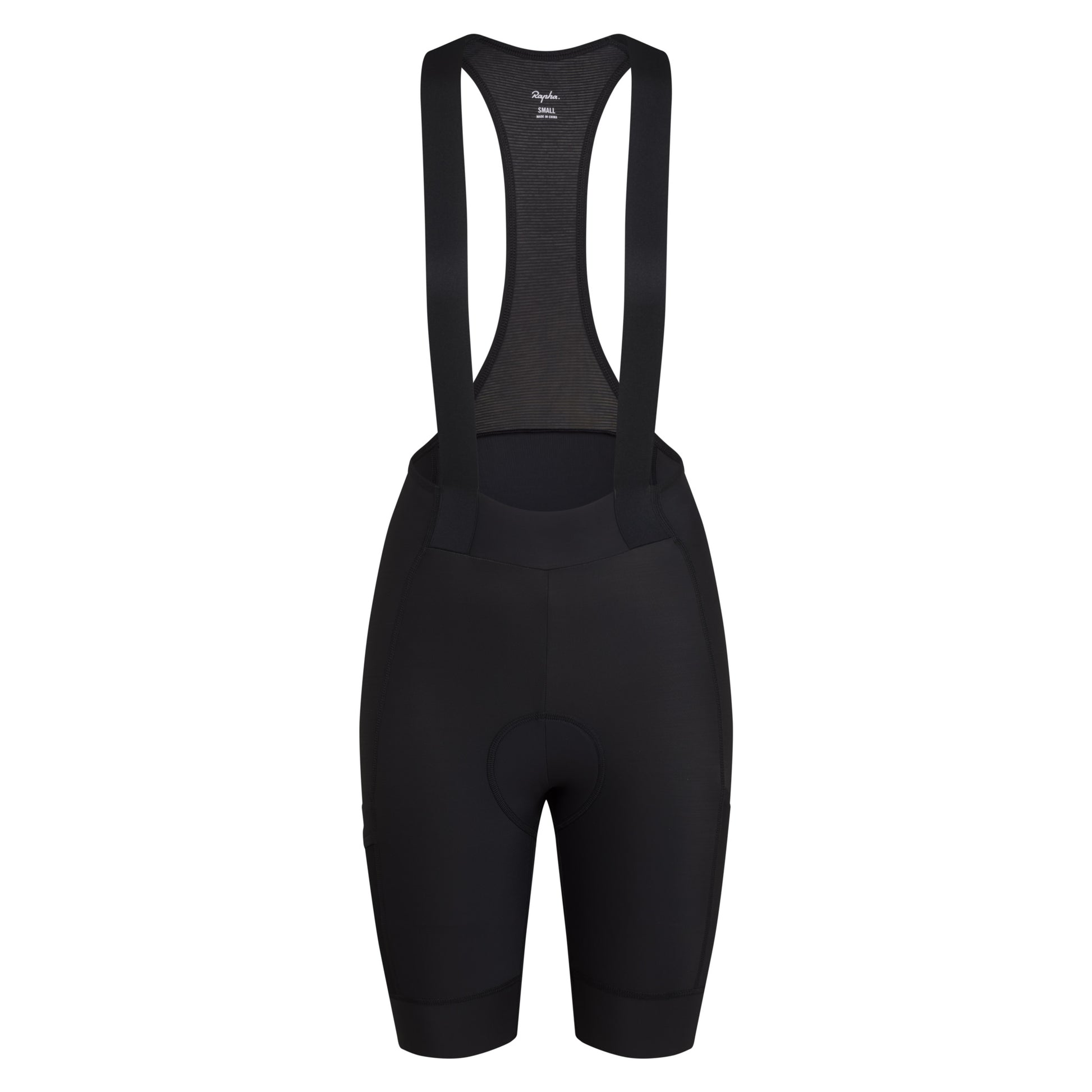 Women's Brevet Element Cargo Bib Shorts - Black/White