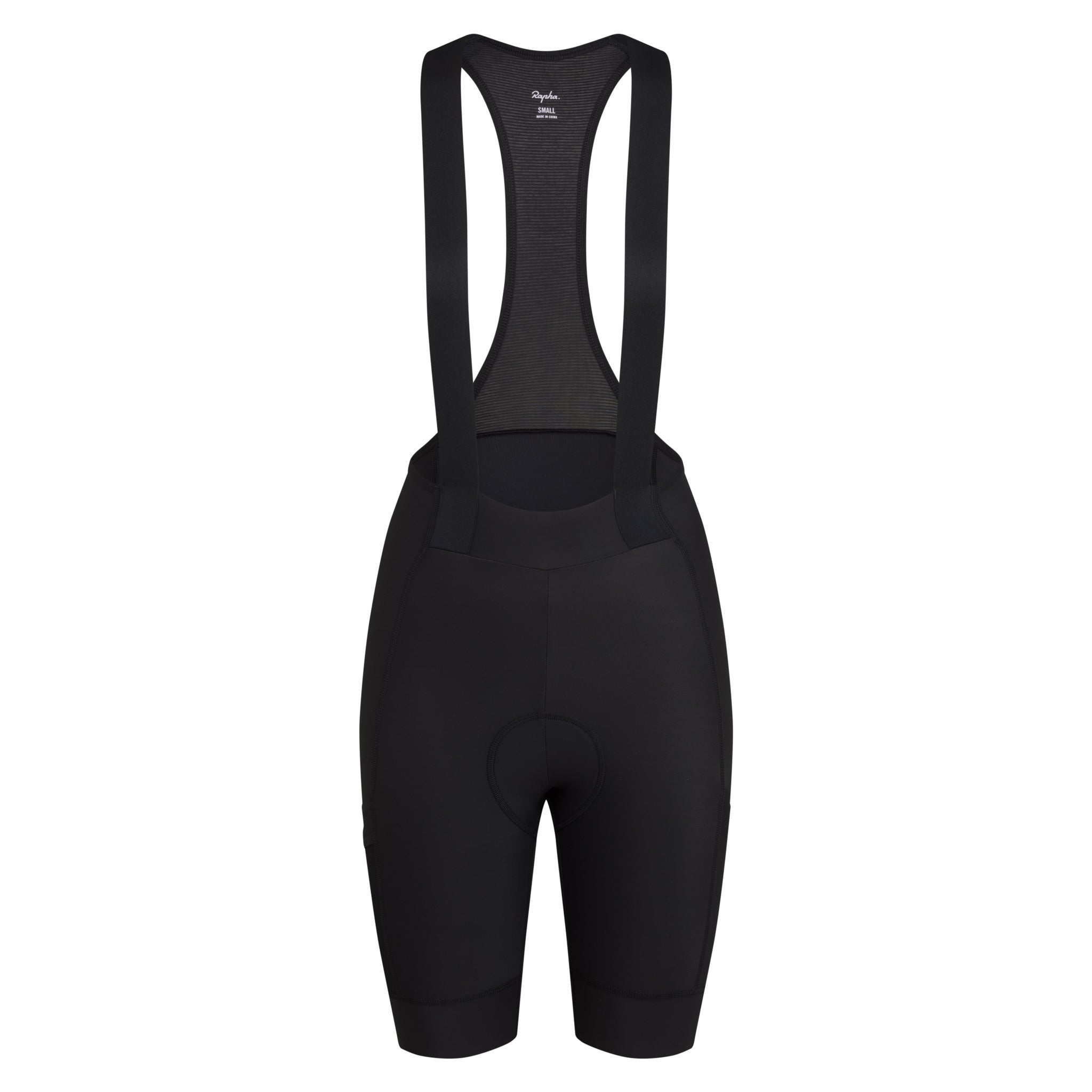 Women's Brevet Element Cargo Bib Shorts - Black/White