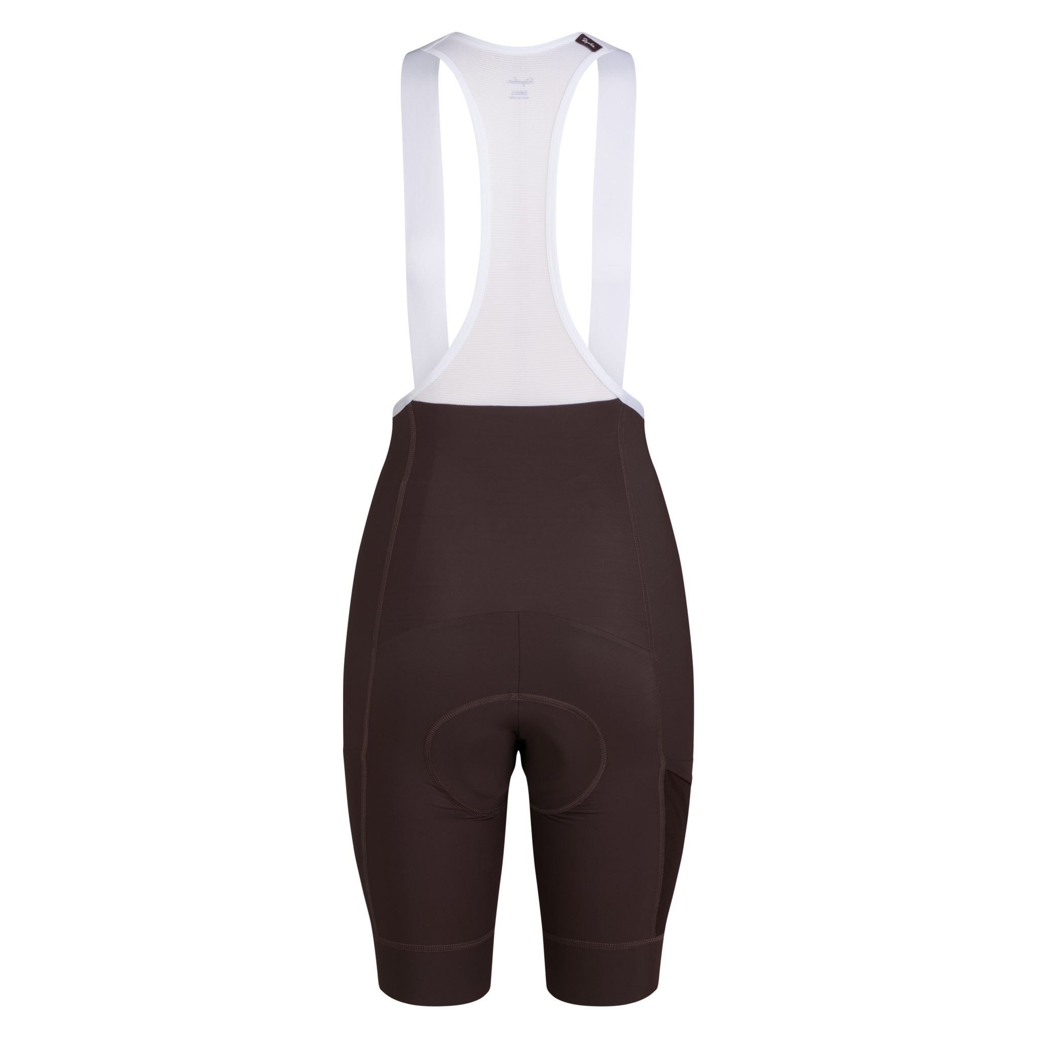 Women's Brevet Element Cargo Bib Shorts - Chocolate/White