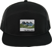 7 Panel Trucker - Woven Crest