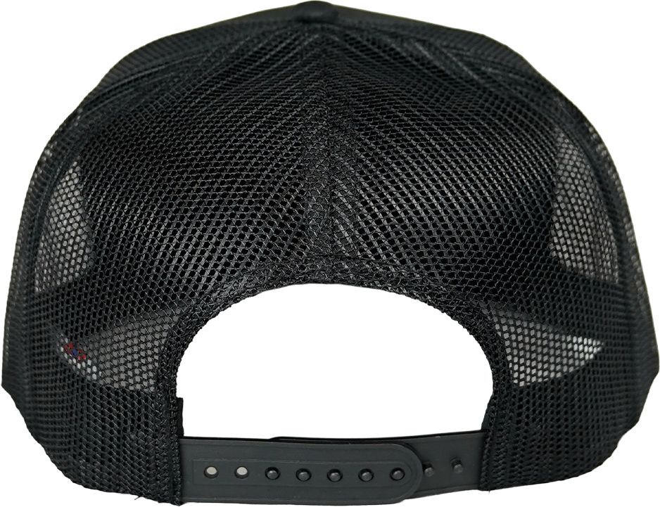 7 Panel Trucker - Woven Crest