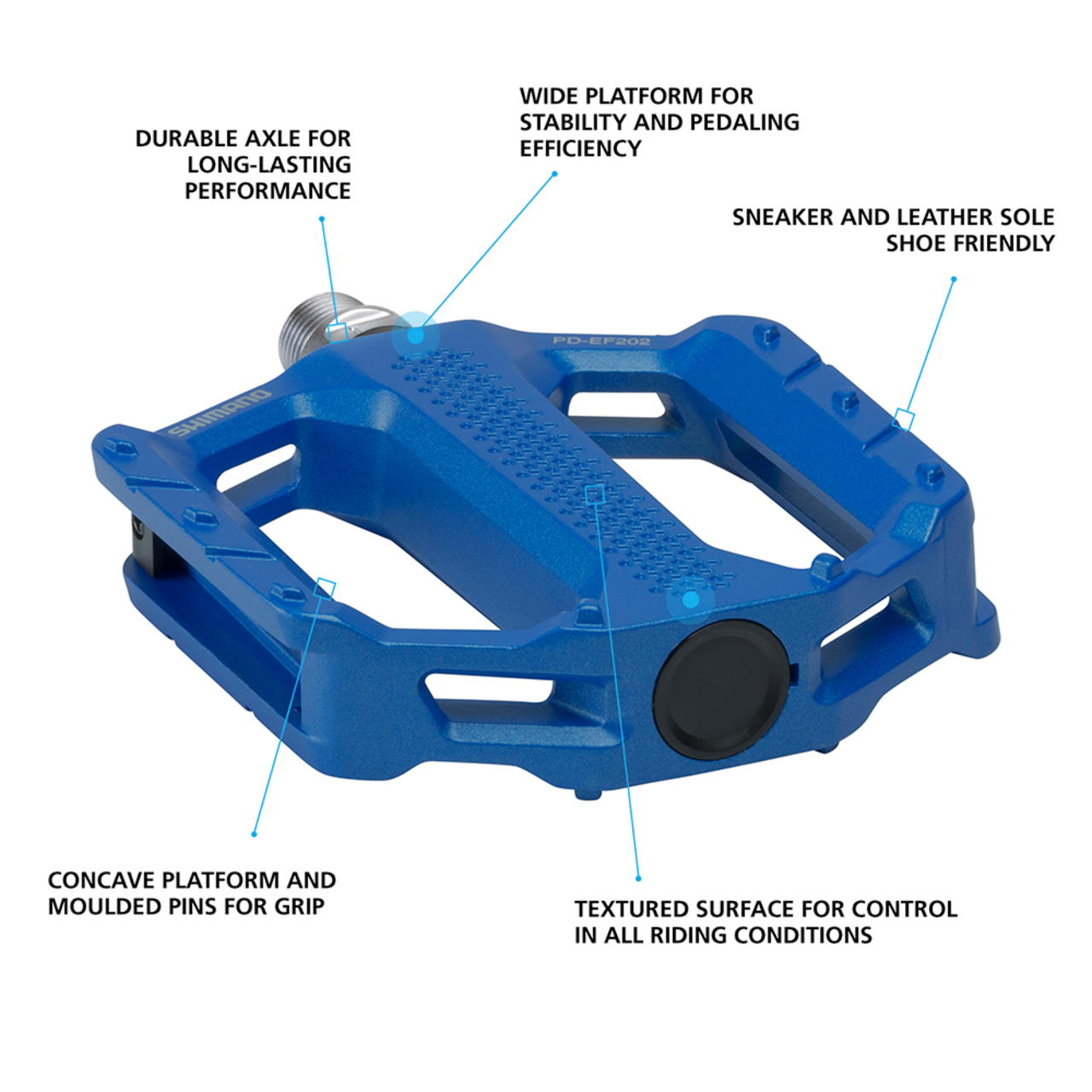 PD-EF202 SHIMANO FLAT PEDAL