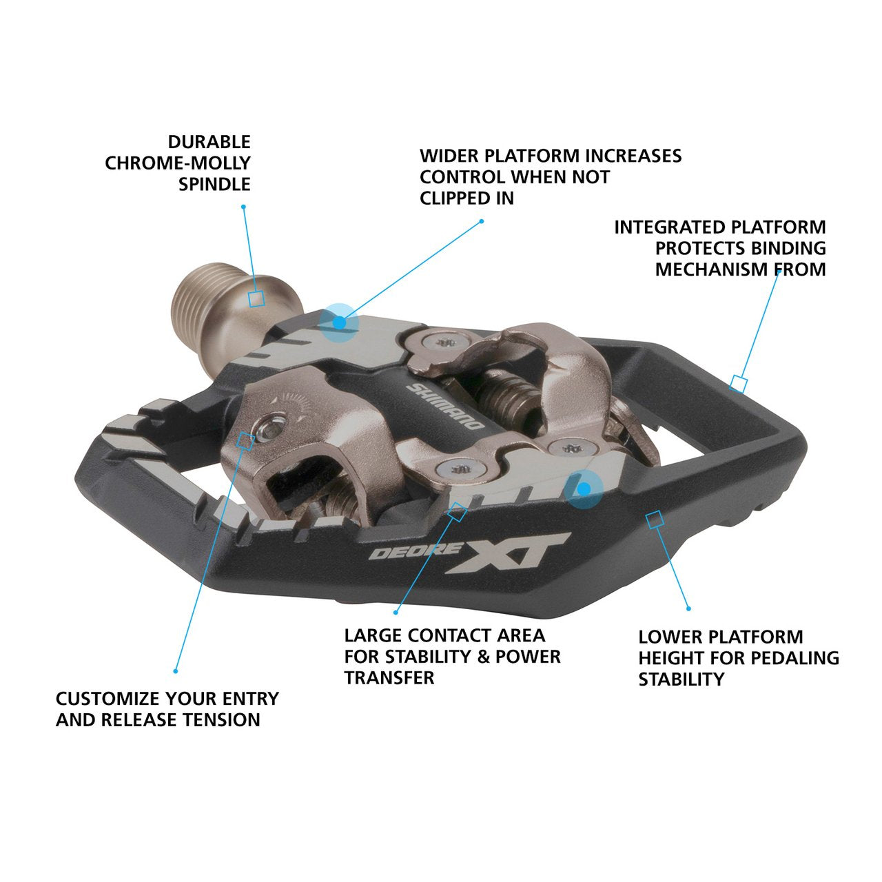 DEORE XT Enduro PD-M8120 Pedals