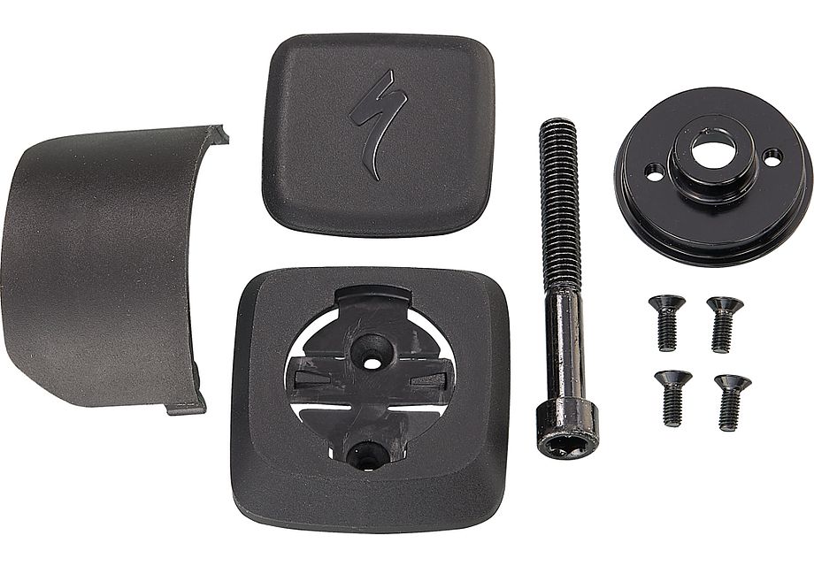 BAR SUB, COMO SL HANDLEBAR TOP CAP KIT, W/ DISPLAY MOUNT & STEM COVER - Black