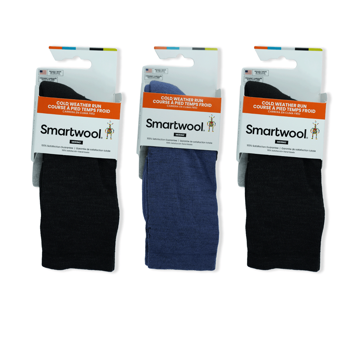 Run Targeted Cushion Cold Weather Crew Sock Bundle in Size X-Large