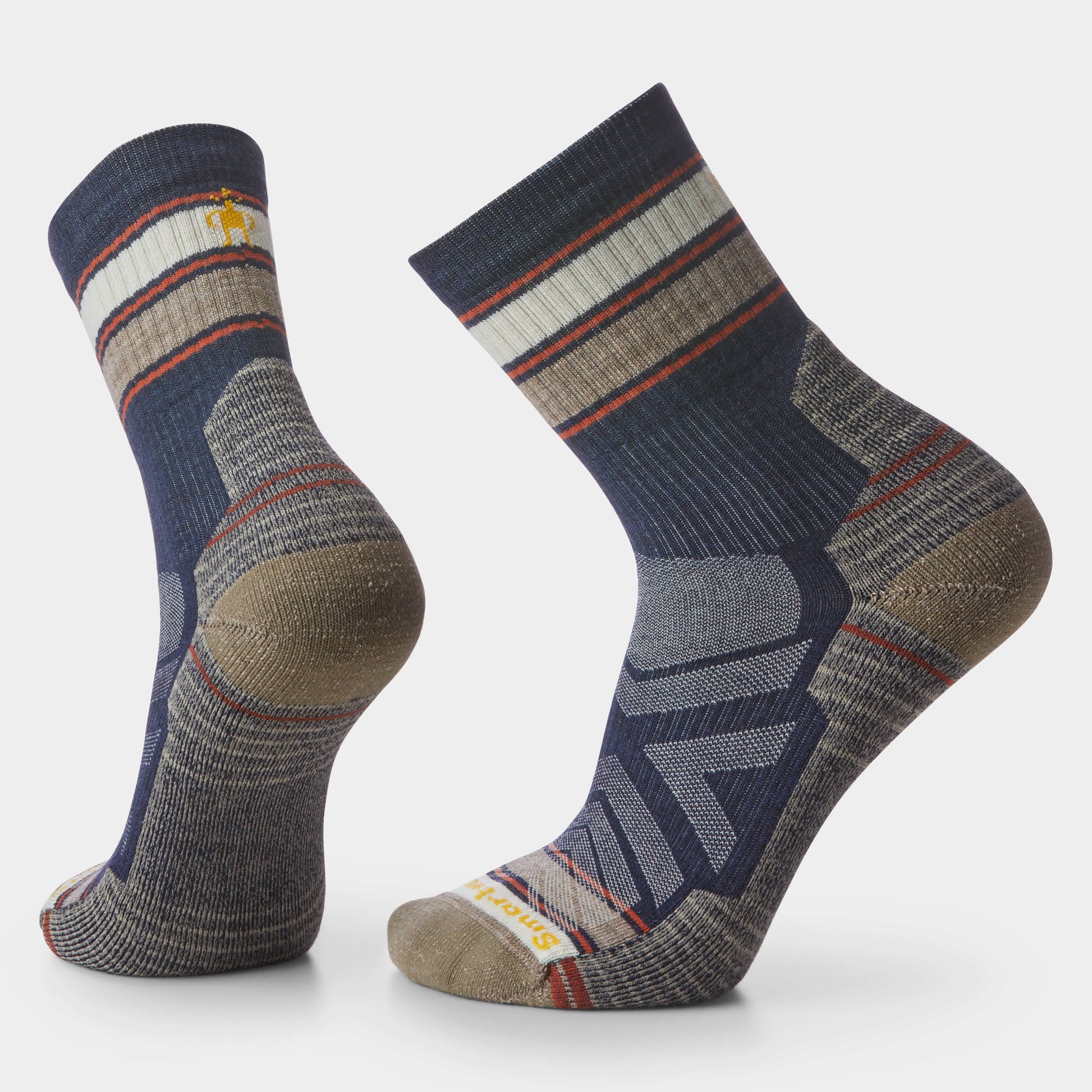 Hike Striped Mid Crew Socks - Hero