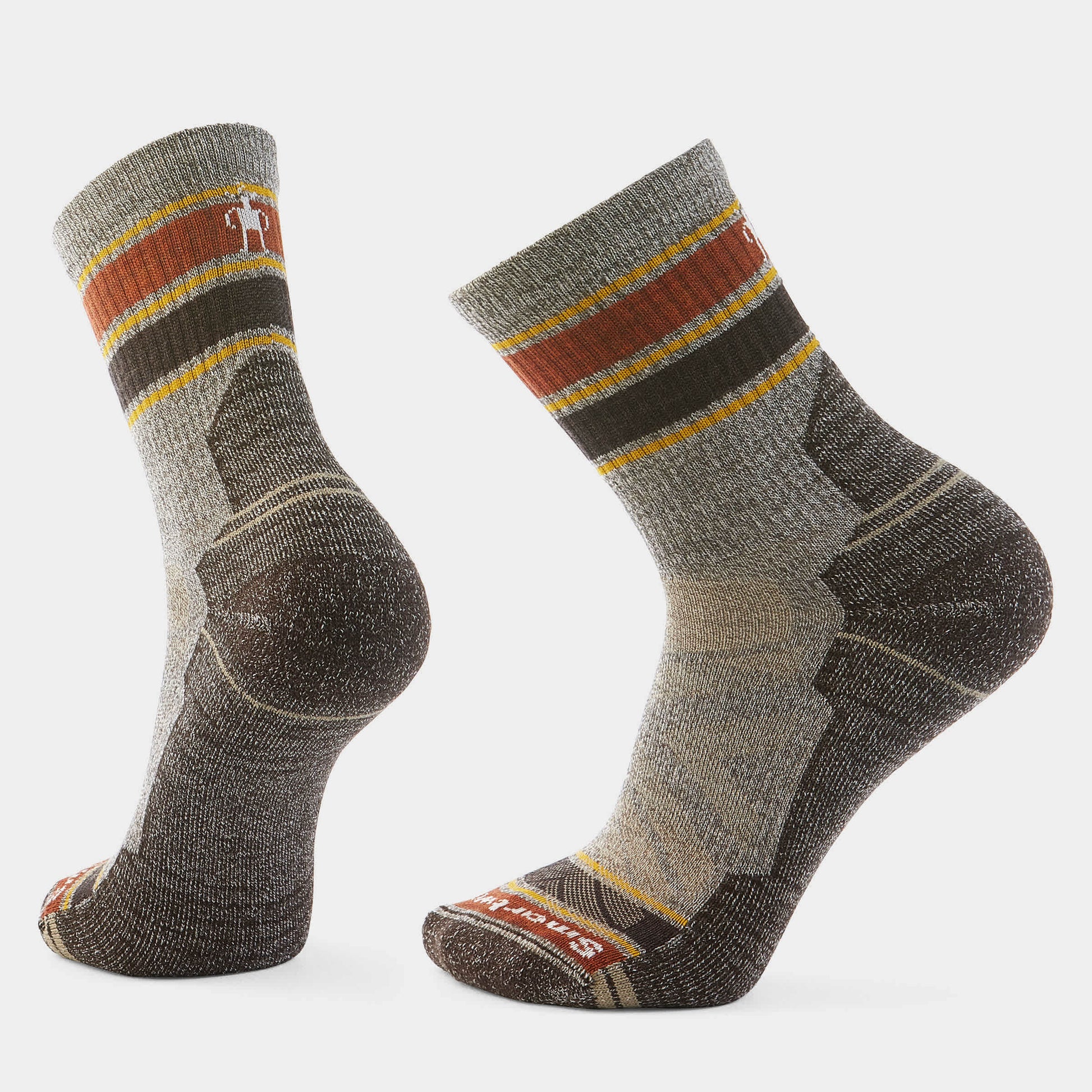Hike Striped Mid Crew Socks - Gallery 2